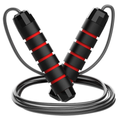 Speed Jump Rope with Steel Wire Cable and Foam Handles
