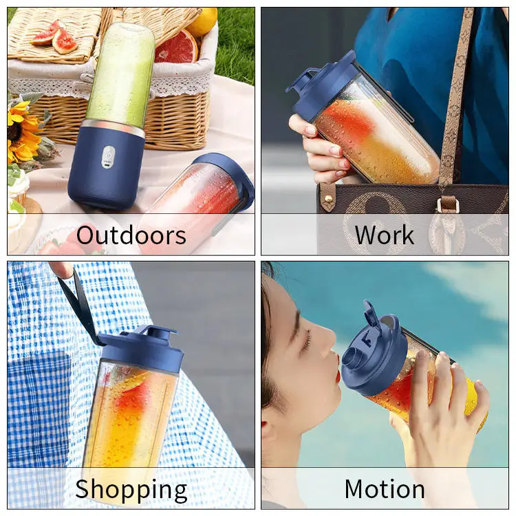 Juice Blender Cup USB Rechargeable Electric