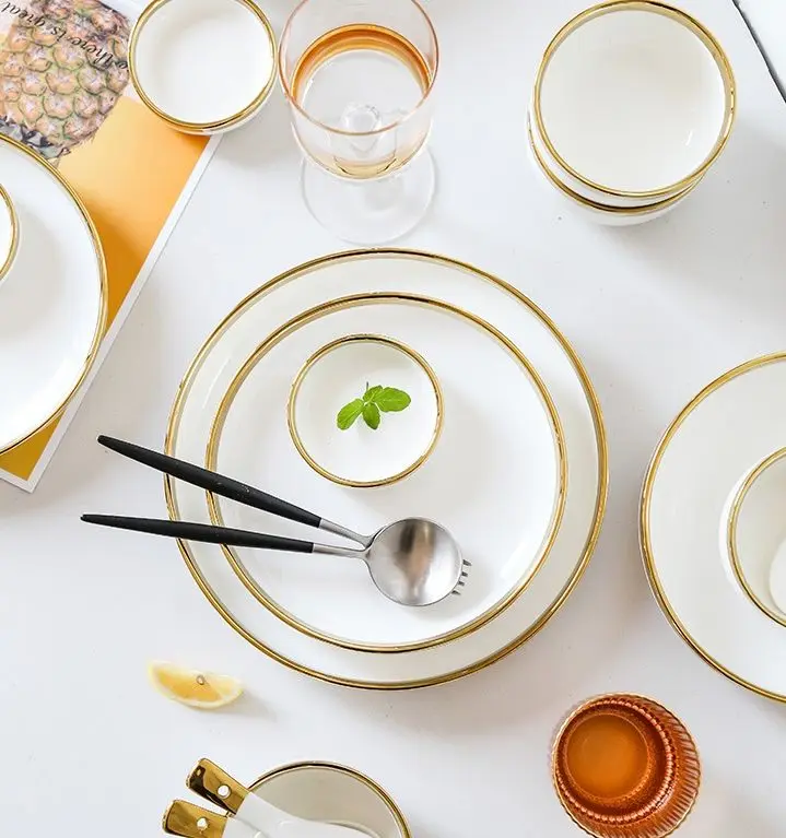 16pcs Dinner set- Gold