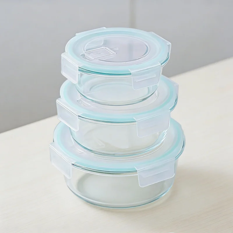 3 Piece Glass Food Storage