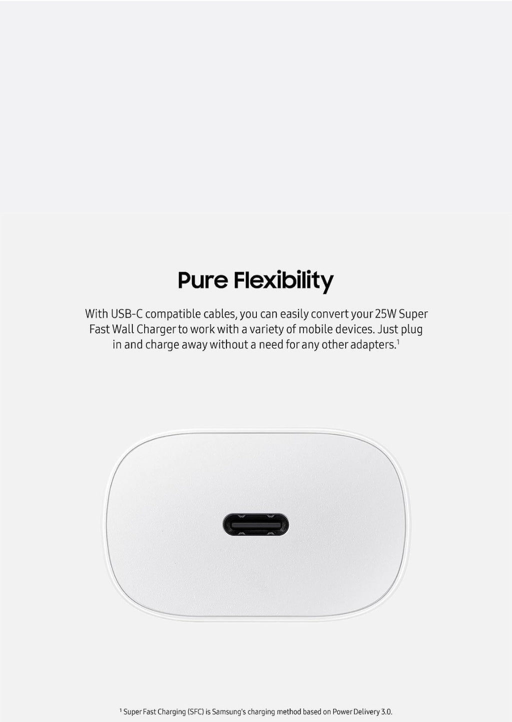 25W USB-C Fast Charging Power Adapter Compatible With I Phones/Samsung