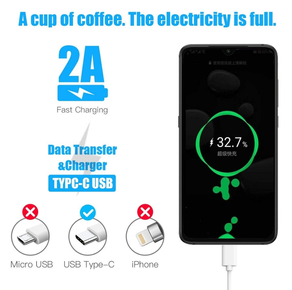 Fast Charging TYPE-C Android Data Cable 2m