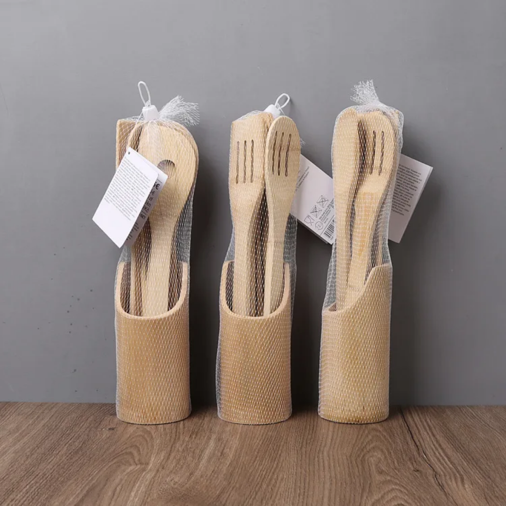 Wooden Cooking Utensils Set of 5