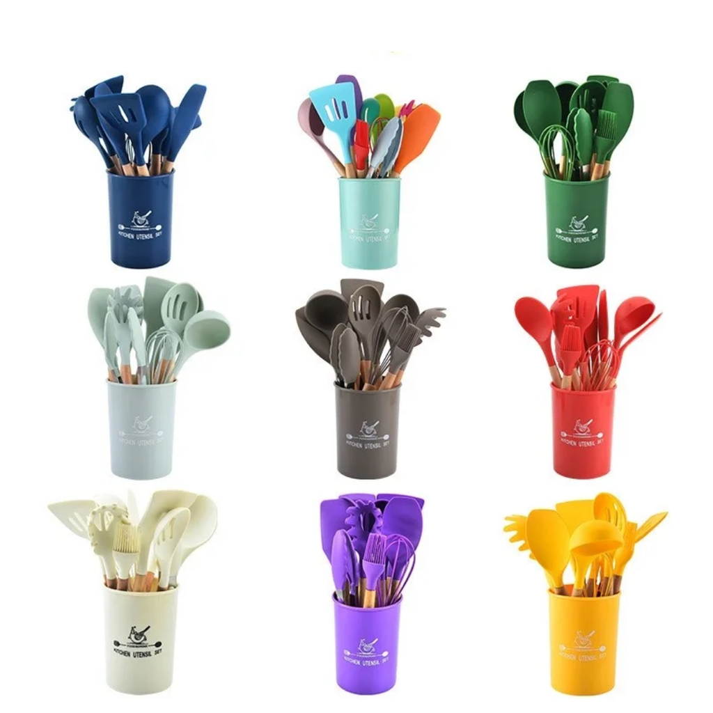 12 Pcs Silicone Kitchen Set