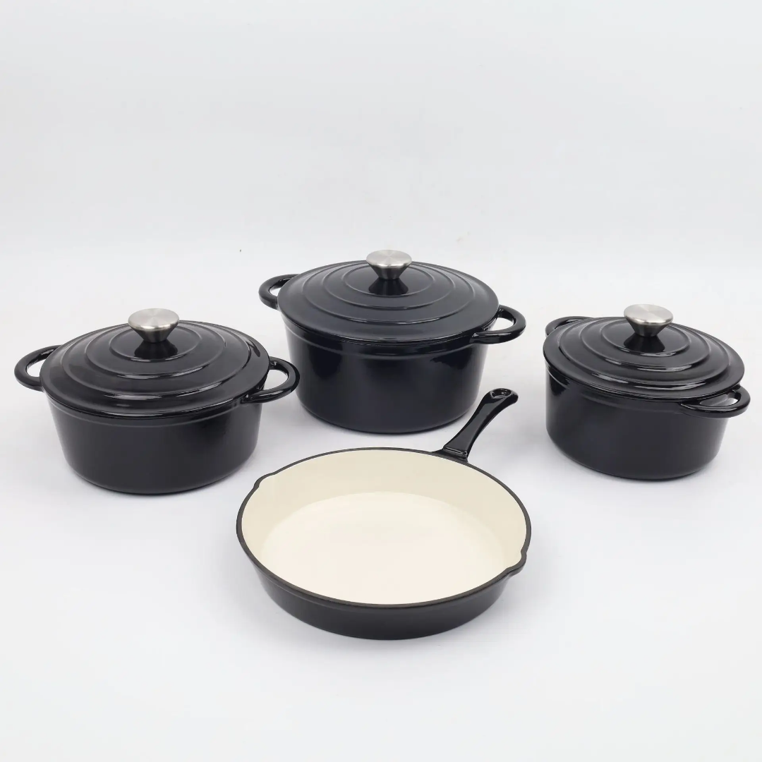 7 Pcs Cast Iron Cookware