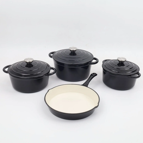7 Pcs Cast Iron Cookware