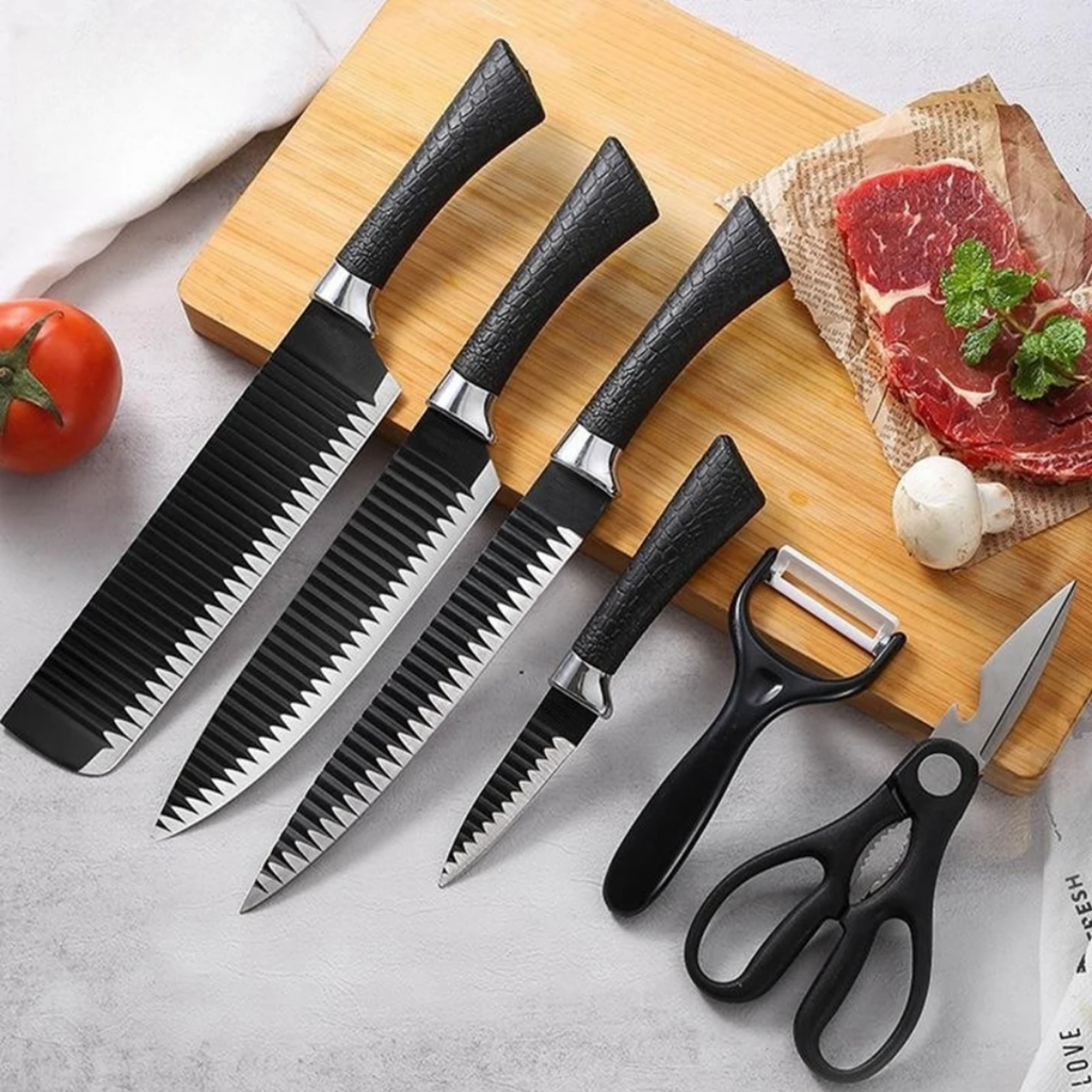 6pcs Kitchen Knife Set