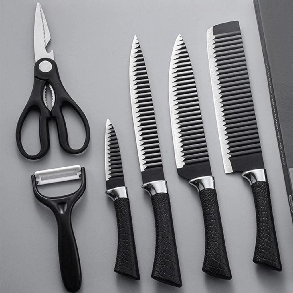 6pcs Kitchen Knife Set