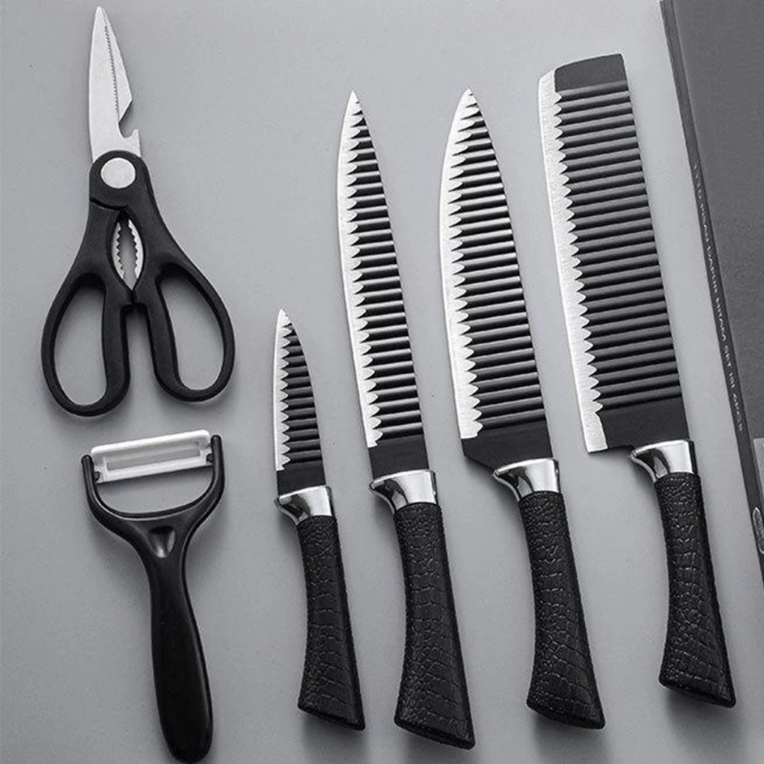 6pcs Kitchen Knife Set
