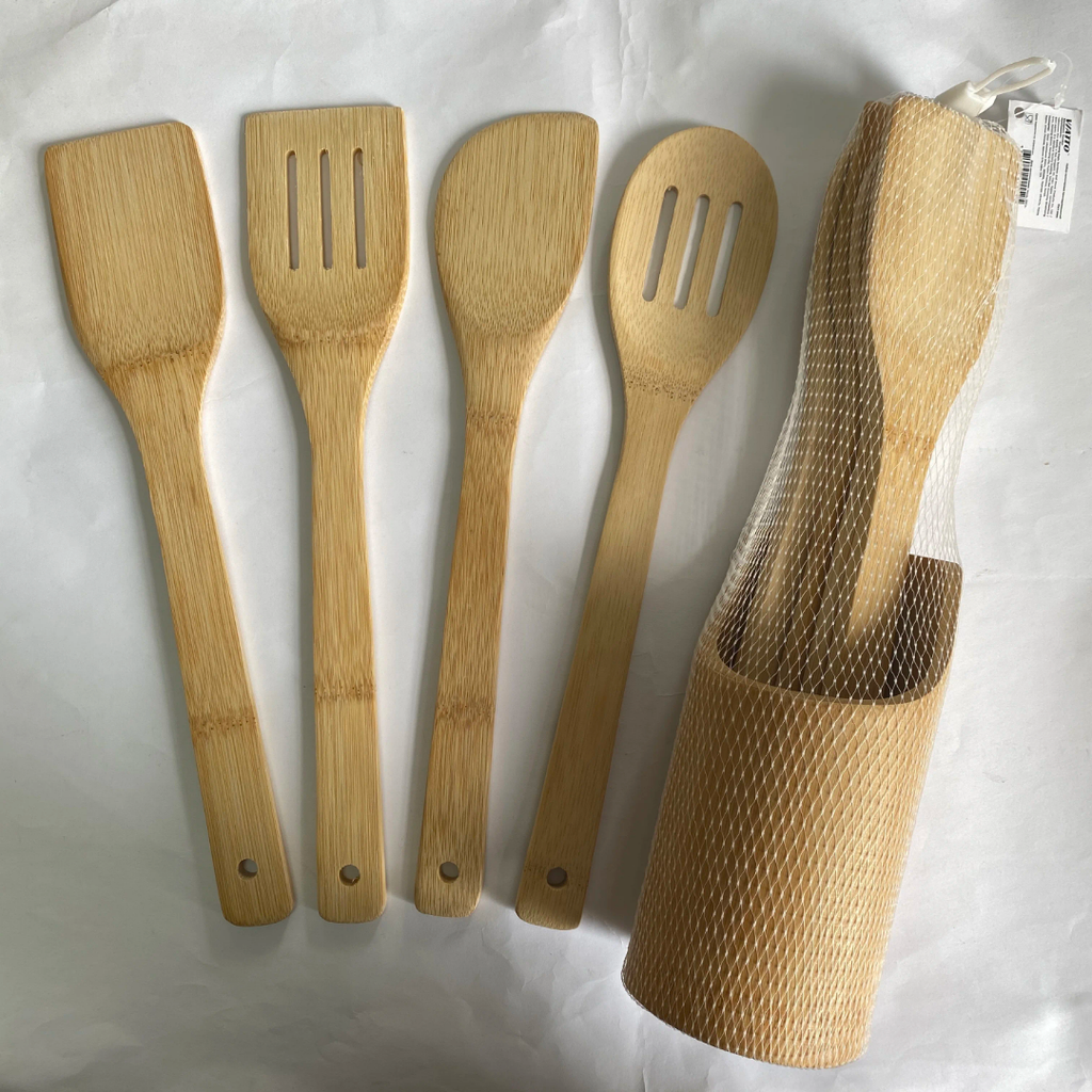 Wooden Cooking Utensils Set of 5