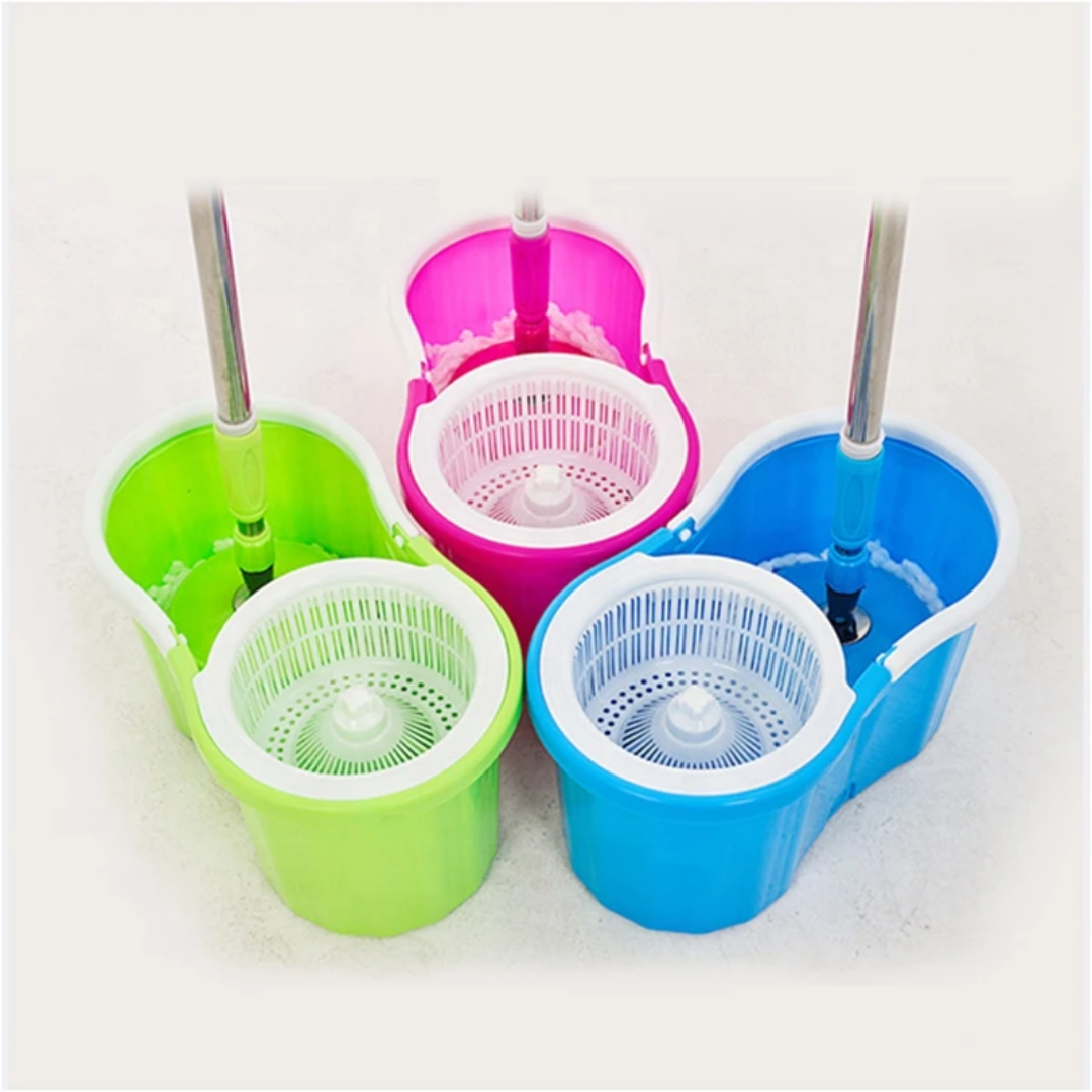 Rotating 360 Spin Mop And Plastic Bucket Set