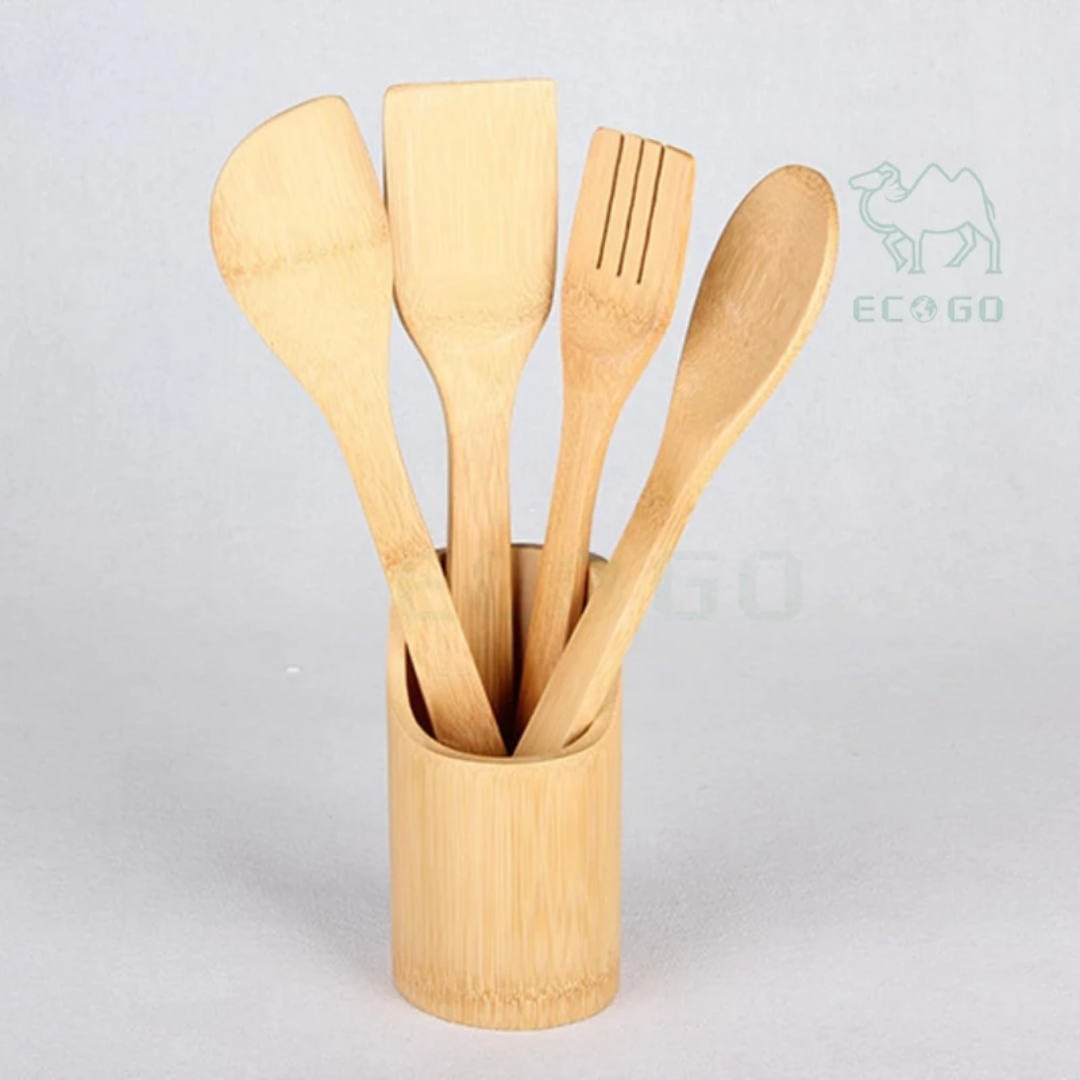 Wooden Cooking Utensils Set of 5