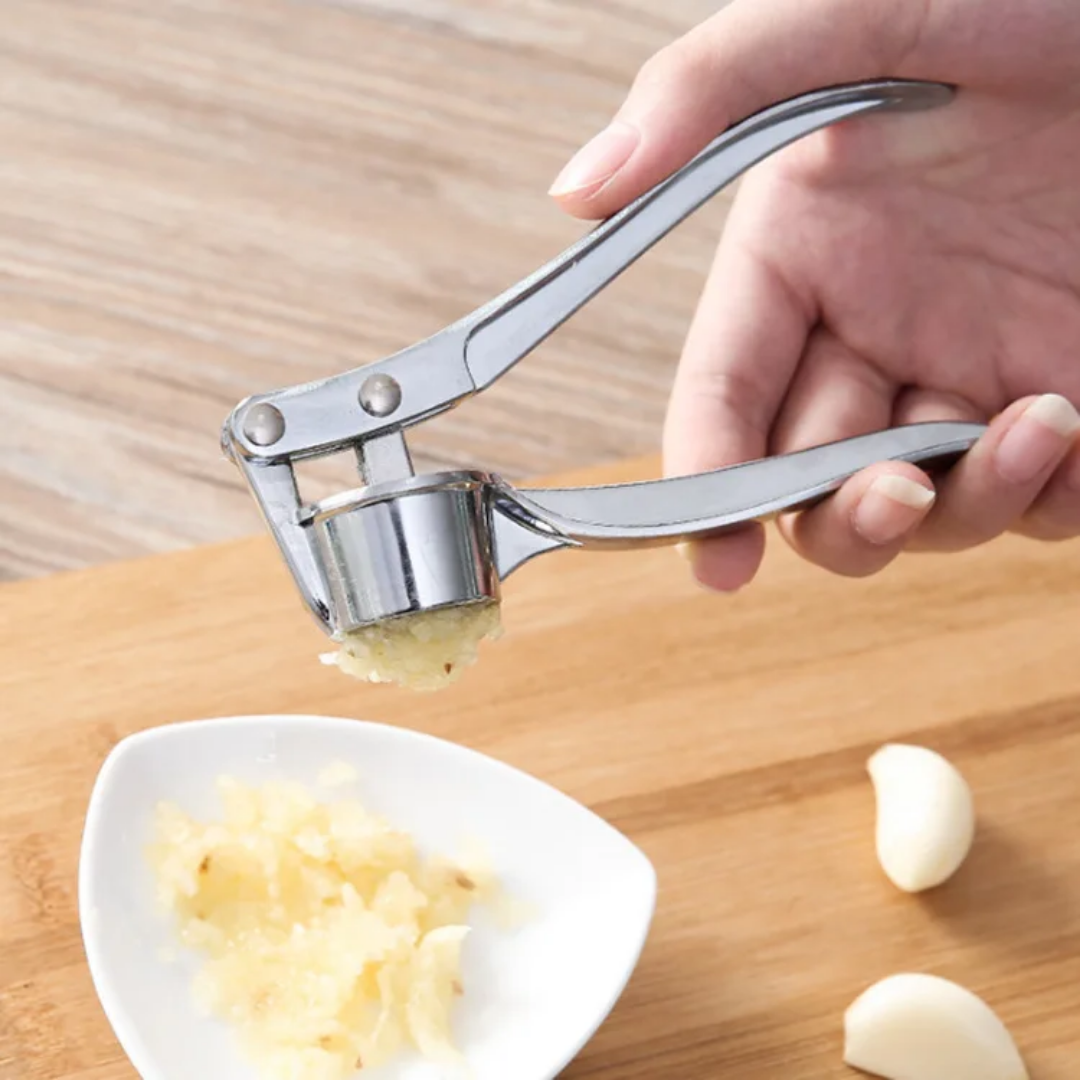 Stainless Steel Garlic Press