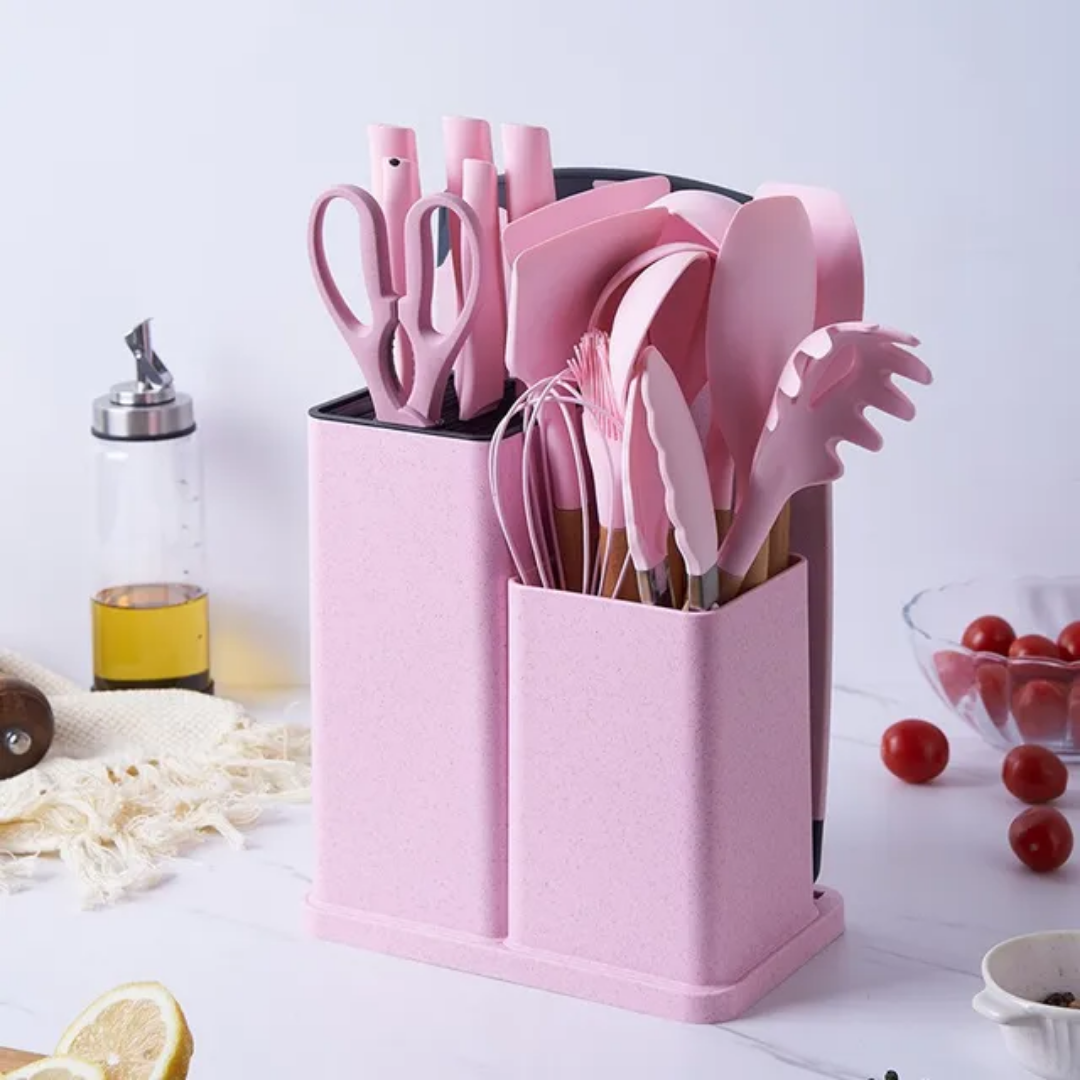 19 Pieces Household Kitchen Multi-function Silicone Set