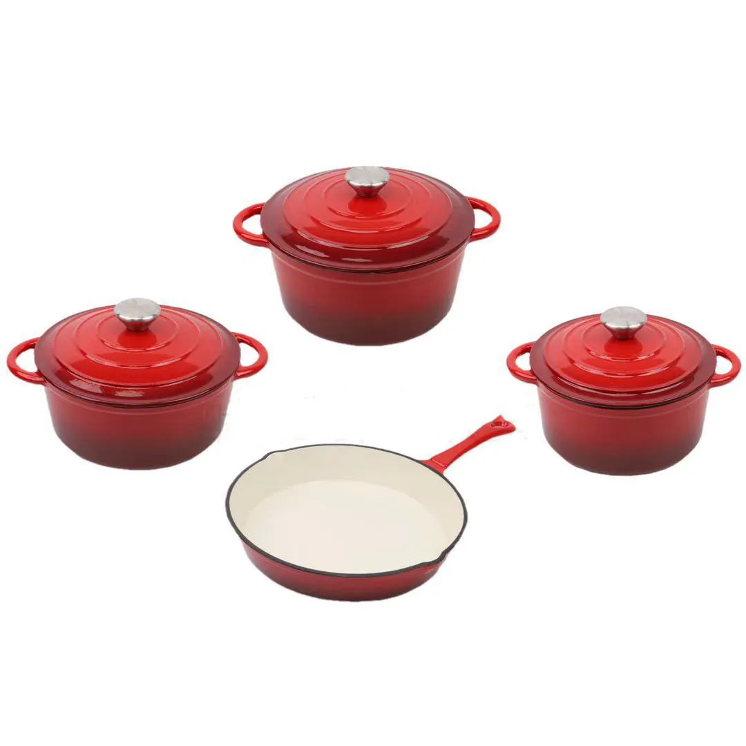 7 Pcs Cast Iron Cookware