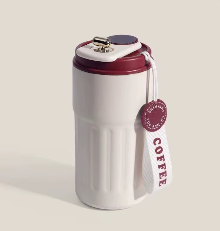 450ml Smart LED Temperature Display Tumbler 316 Stainless Steel Vacuum Insulated Coffee Mug Leakproof Travel Cup